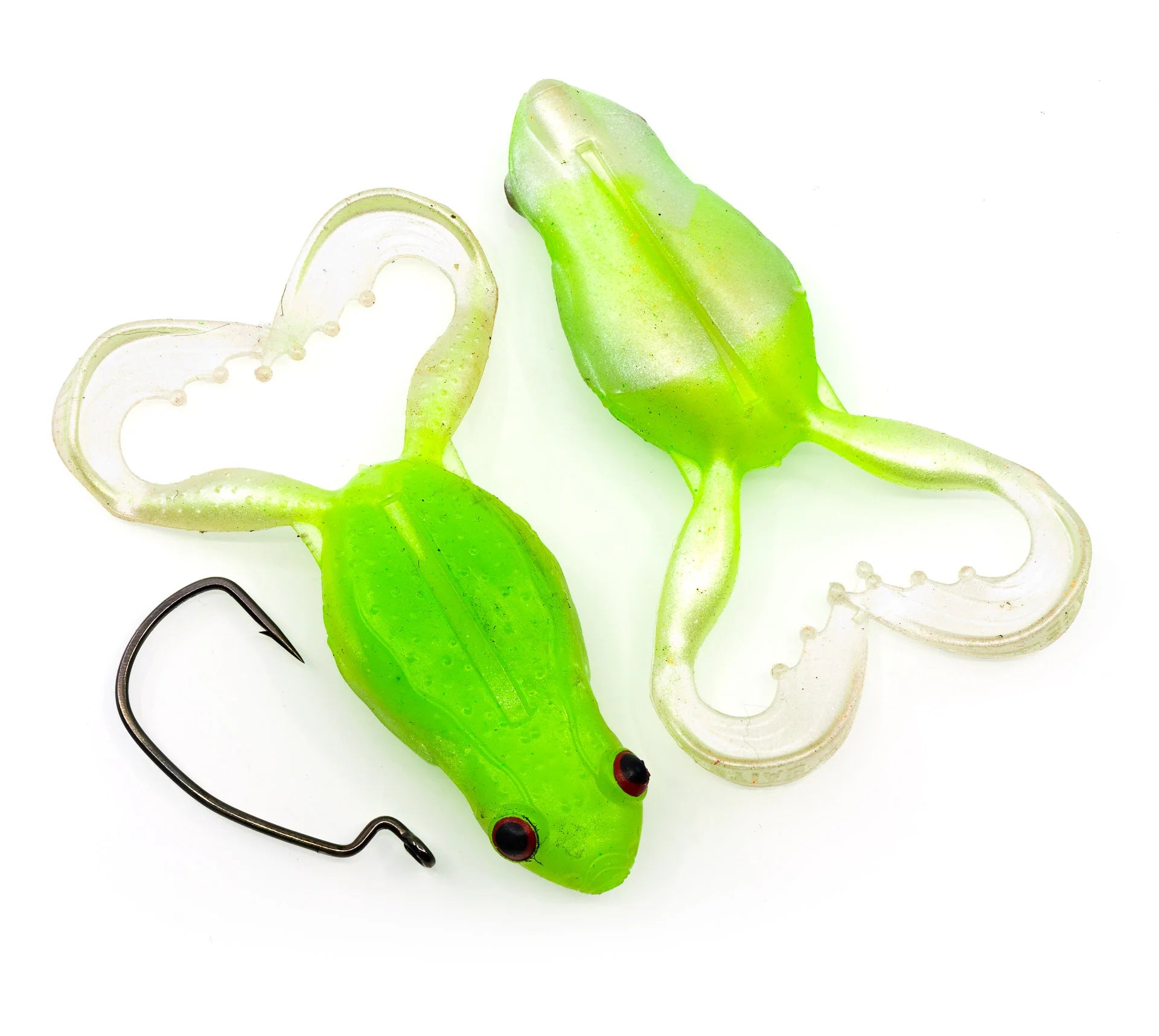Chasebaits Flexi Frog 40mm Soft Plastic Topwater Lure Green Tree