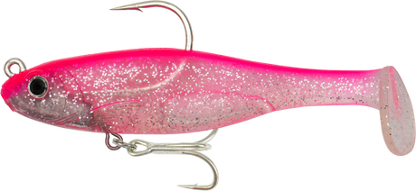 Fish Craft Dr Shad 150mm Soft Plastic Swimbait Lure Pink Frosting