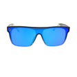 Oxide Galaxy Polarised Sunglasses Black/Clear - Blue Mirror