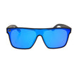 Oxide Galaxy Polarised Sunglasses Matt Black - Blue Mirror