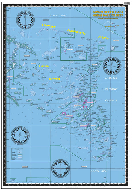 Camtas Swains Reef East Marine Safety Chart