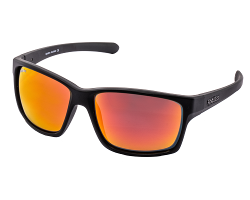 Spotters Grit Polarised Sunglasses Matt Black - Ignite
