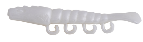 Berkley Gulp Turbo Shrimp 4in Soft Plastic Lure Pearl White