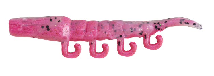 Berkley Gulp Turbo Shrimp 4in Soft Plastic Lure Pink Belly Shrimp