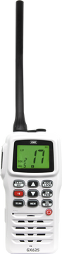 GME GX625W 5/1 Watt Handheld VHF Marine Radio White