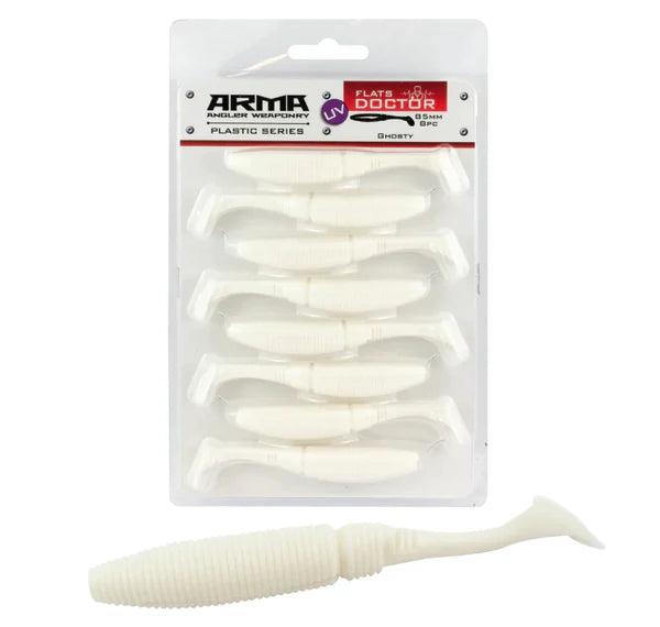 Arma Flats Doctor 85mm Soft Plastic Lure Ghosty
