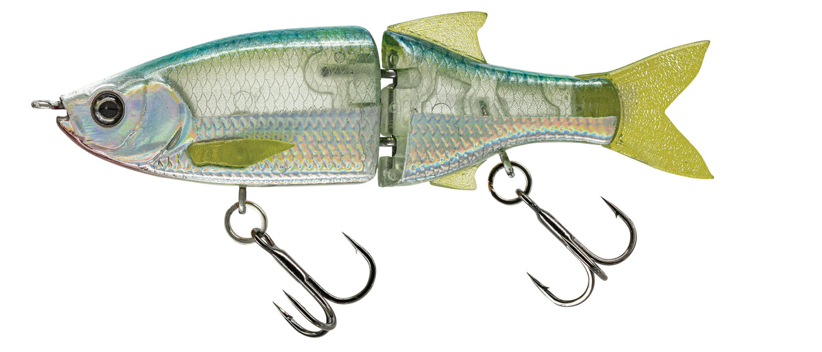 Molix Glide Bait 70mm Slow Sinking Glidebait Lure Silver Ghost Green