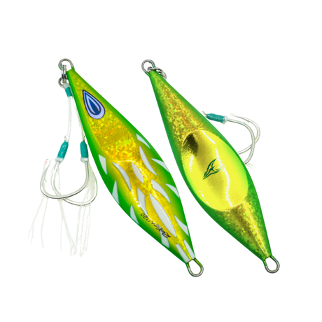 Oceans Legacy Roven 60g Metal Jig Lure Green Gold