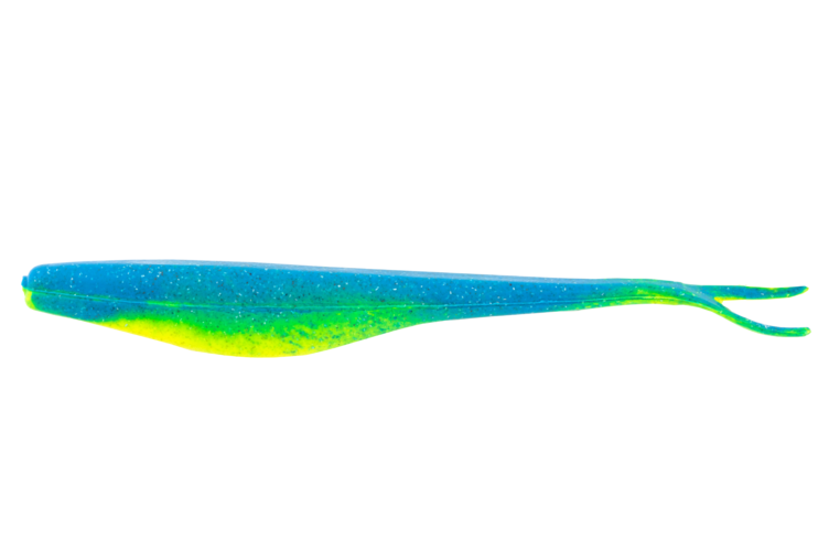 Berkley Gulp Jerk Shad 5in Soft Plastic Lure Blue Fuze