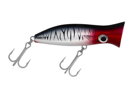 Halco Roosta Popper 80mm Popper Lure Chrome Tiger