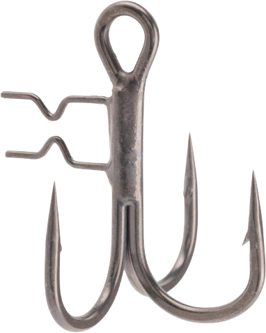 Mikado Jaws Vertical Treble Hook 4pk