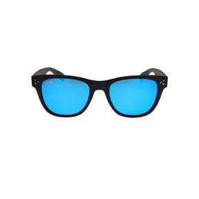 Oxide Horizon Polarised Sunglasses Matt Black - Blue Mirror