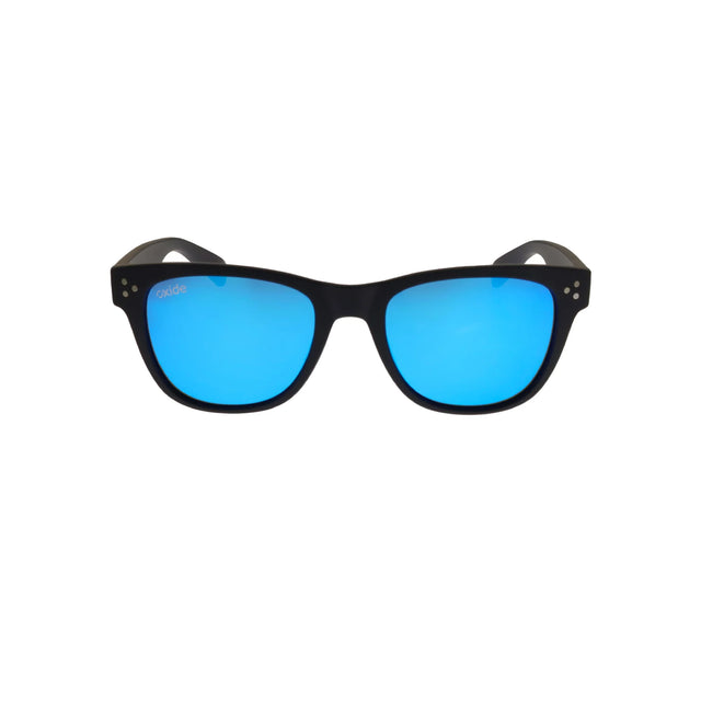 Oxide Horizon Polarised Sunglasses Matt Black - Blue Mirror
