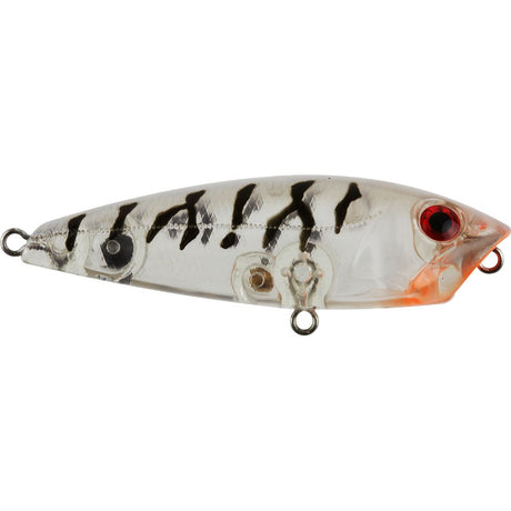 Atomic Hardz Pop 50mm Popper Lure Ghost Pearl Tiger