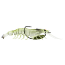 Chasebaits Flick Prawn Heavy 125mm 15g Soft Plastic Lure Banana Prawn