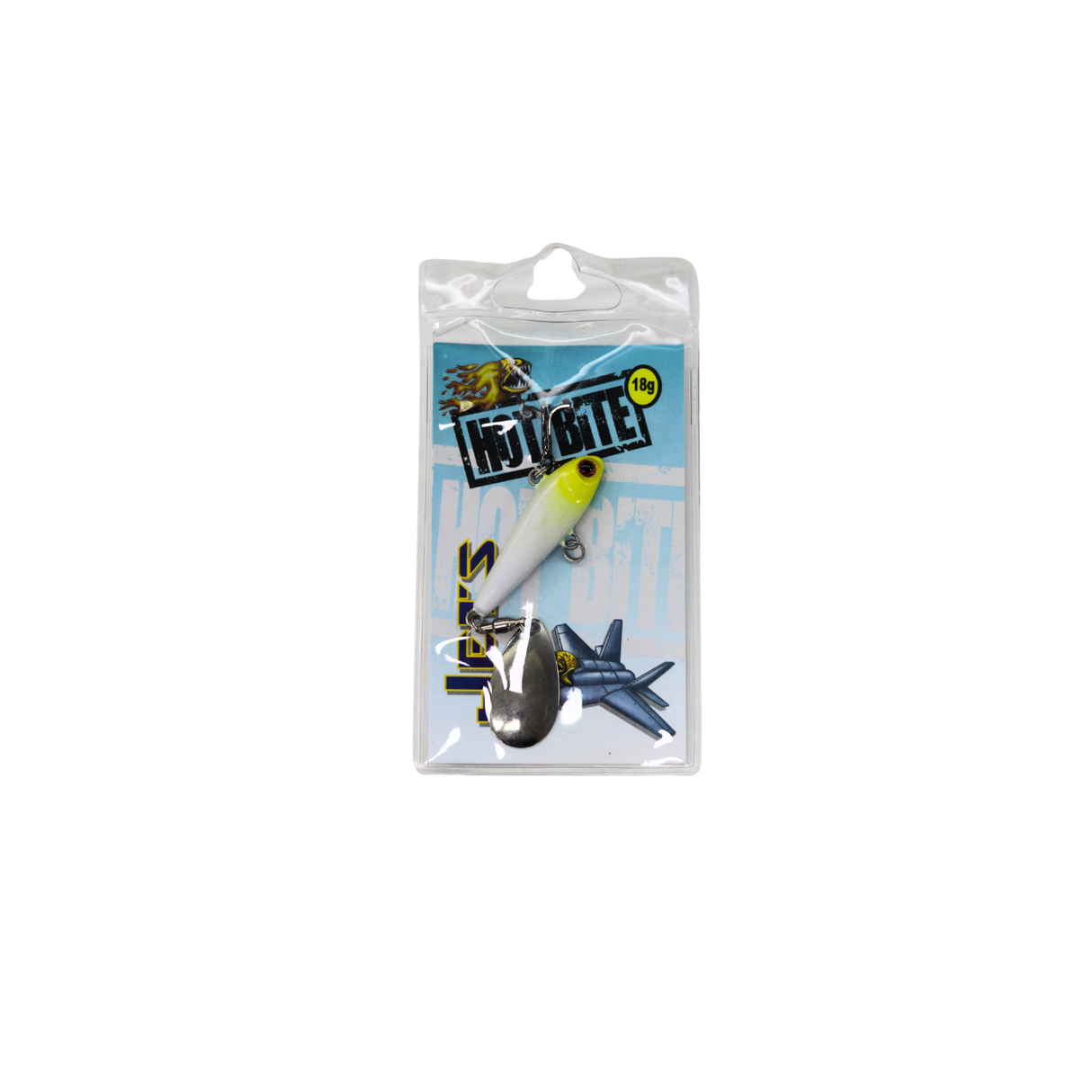Hot Bite Jets Tail 18g Spinnerbait Lure Maggot