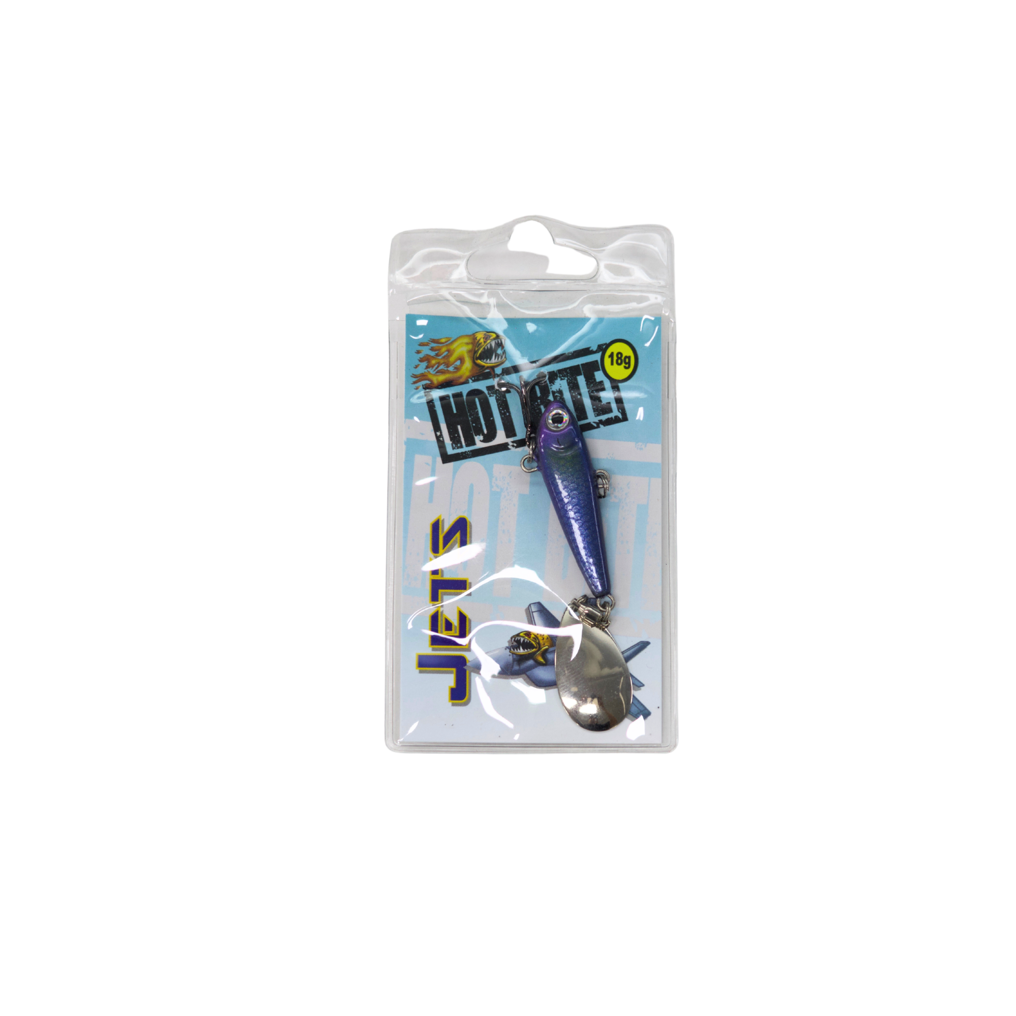 Hot Bite Jets Tail 18g Spinnerbait Lure Violicious