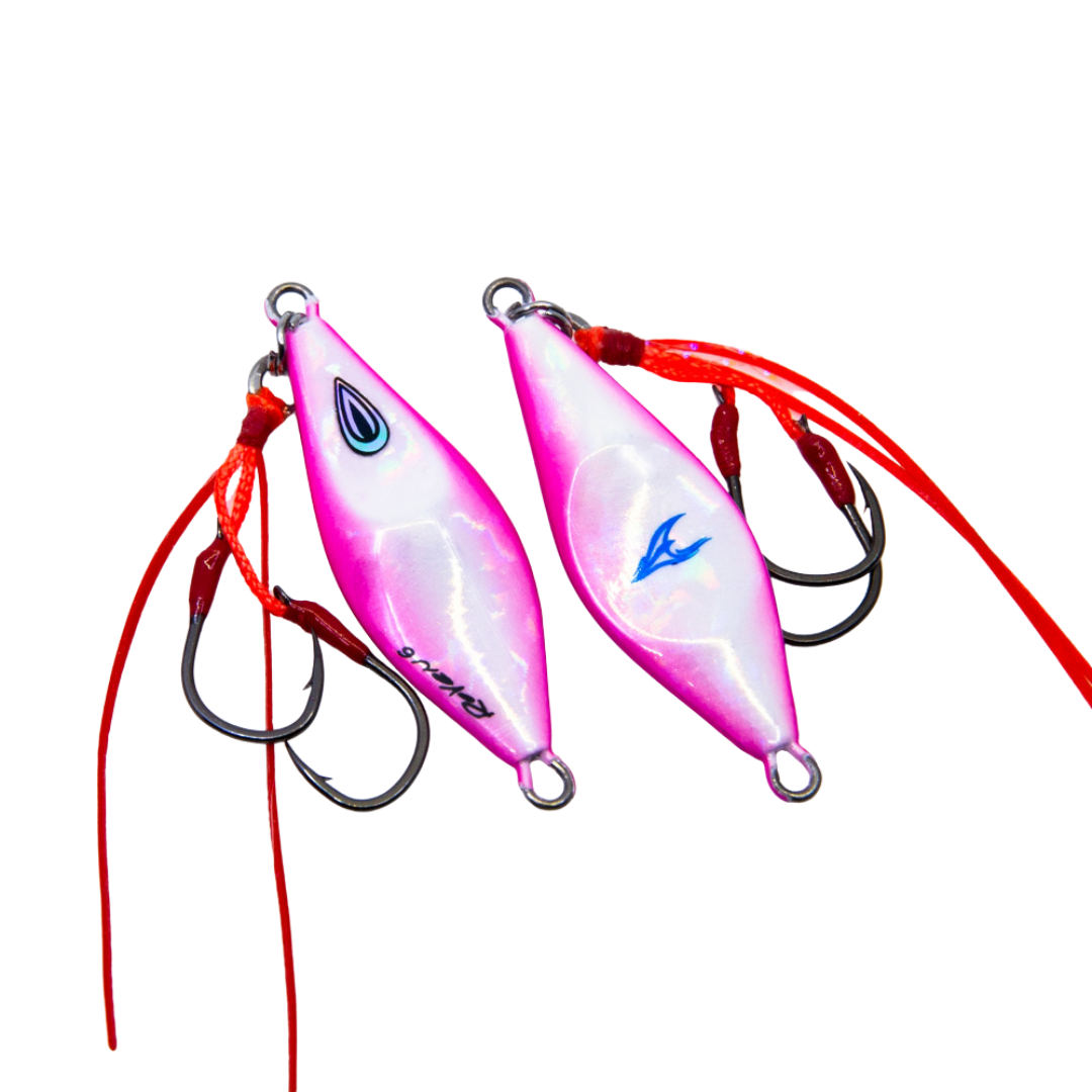 Oceans Legacy Roven 3g Metal Jig Lure Hot Pink Glow