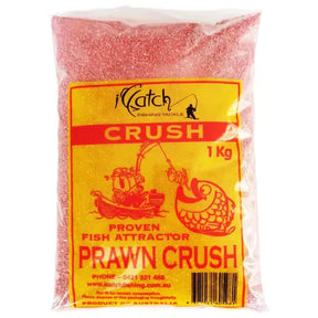 ICatch Red Prawn Crush Ground Burley 1kg
