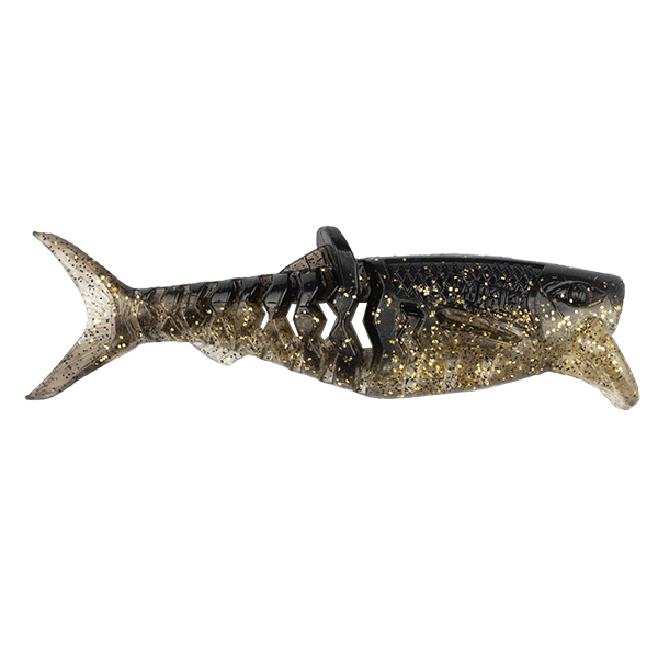 Rapala Crush City Infiltrator 5in Soft Plastic Lure Black Gold
