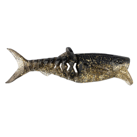 Rapala Crush City Infiltrator 5in Soft Plastic Lure Black Gold