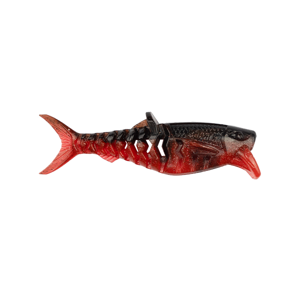 Rapala Crush City Infiltrator 5in Soft Plastic Lure Red Dog