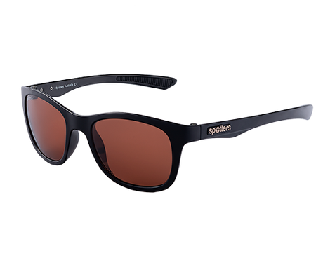 Spotters Jade Polarised Sunglasses Gloss Black - Halide