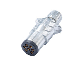ARK 7 Pin Small Round Metal Trailer Plug