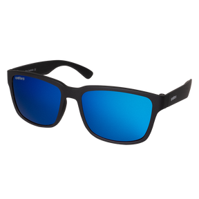 Spotters Premium Kids Kanga Polarised Sunglasses Matt Black - Blue