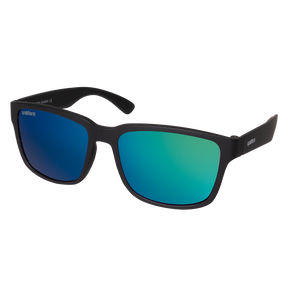 Spotters Premium Kids Kanga Polarised Sunglasses Matt Black - Green