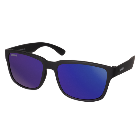 Spotters Premium Kids Kanga Polarised Sunglasses Matt Black - Purple