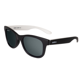 Spotters Premium Kids Koala Polarised Sunglasses Matt Black/White - Grey