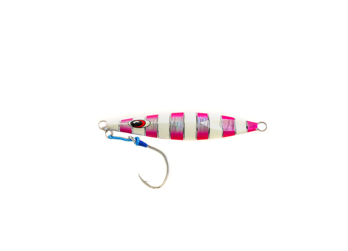 Cast Kick-R 80g Metal Jig Lure Pink Flash