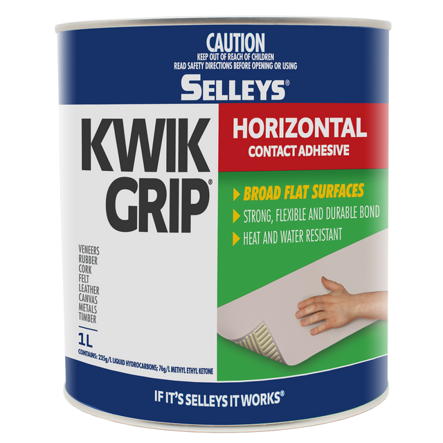 Selleys Kwik Grip Horizontal Contact Adhesive 1L