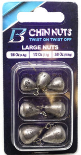 Barambah Chin Nuts Lure Weights Multi Pack
