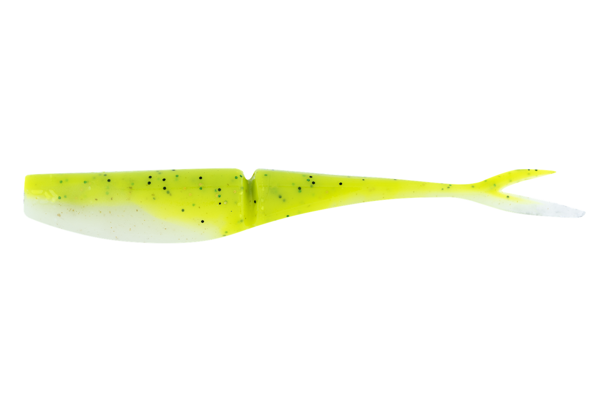 Daiwa Bait Junkie Jerk Shad 5in Soft Plastic Lure Pine Lime Glow