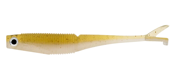 Daiwa Bait Junkie Flick 2.95in Soft Plastic Lure Ghost Oil