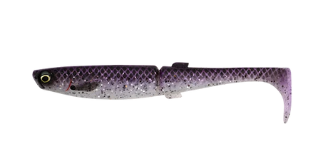Daiwa Bait Junkie Megaminnow 6.5in Soft Plastic Lure White Magic