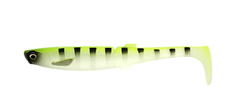 Daiwa Bait Junkie Megaminnow 6.5in Soft Plastic Lure Clear Chart
