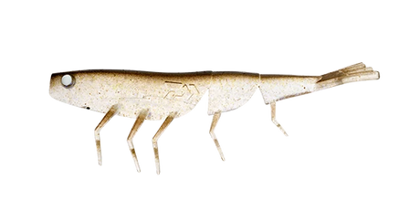 Daiwa Bait Junkie Prawn 4in Soft Plastic Lure Electric Shad