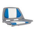Oceansouth Fisherman Padded Folding Boat Seat Blue/White