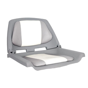 Oceansouth Fisherman Padded Folding Boat Seat Grey/White