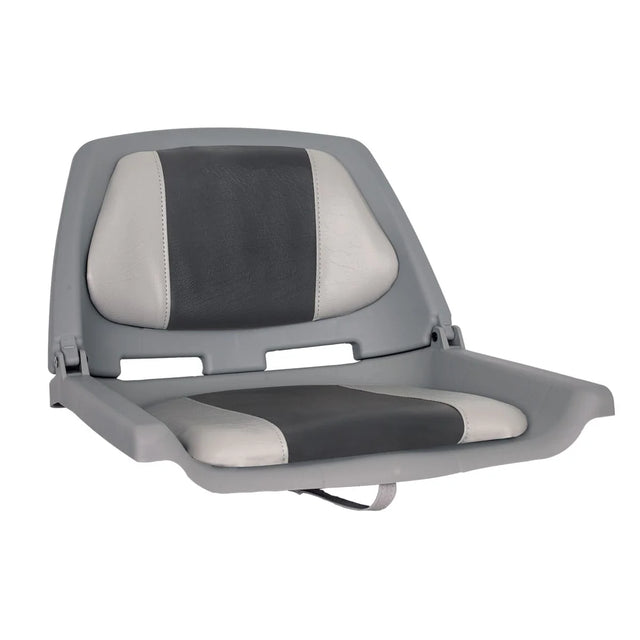Oceansouth Fisherman Padded Folding Boat Seat Grey/Charcoal