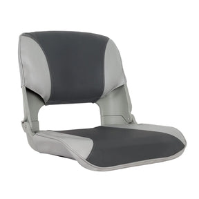 Oceansouth Skipper Folding Upholstered Boat Seat Grey/Charcoal