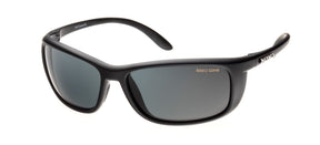 Mako Blade 9569 Polarised Sunglasses M01G0HR Matte Black - Grey