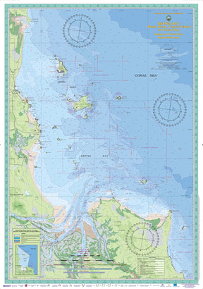 Camtas Keppel Bay, Black Head, Curtis Island To Corio Bay Marine Safety Chart