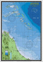 Camtas Hervey Bay To North Reef Marine Safety Chart