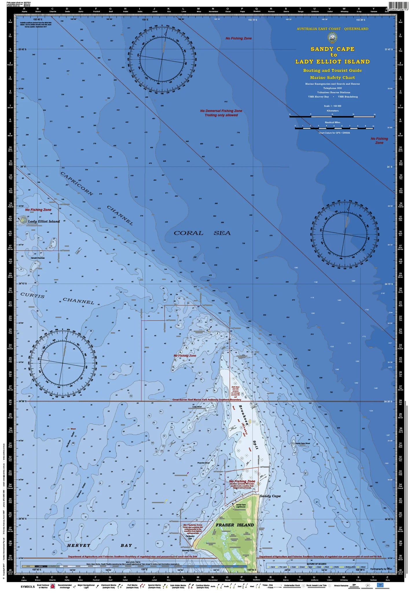 Camtas Sandy Cape To Lady Elliot Island Marine Safety Chart