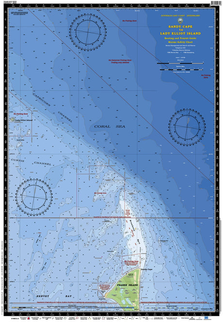 Camtas Sandy Cape To Lady Elliot Island Marine Safety Chart