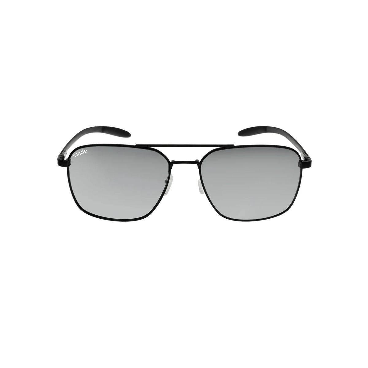 Oxide Mercury Polarised Sunglasses Matt Black - Silver Mirror